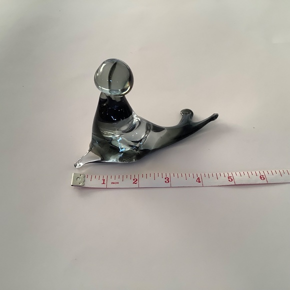 MURANO Vintage Art Glass Seal Sculpture Sticker intact Vintage 1970s - Picture 10 of 12